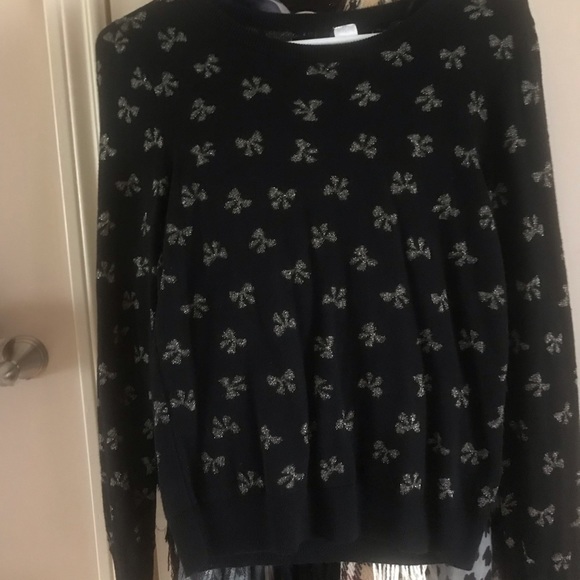 Sweater with gold bows - Picture 1 of 2